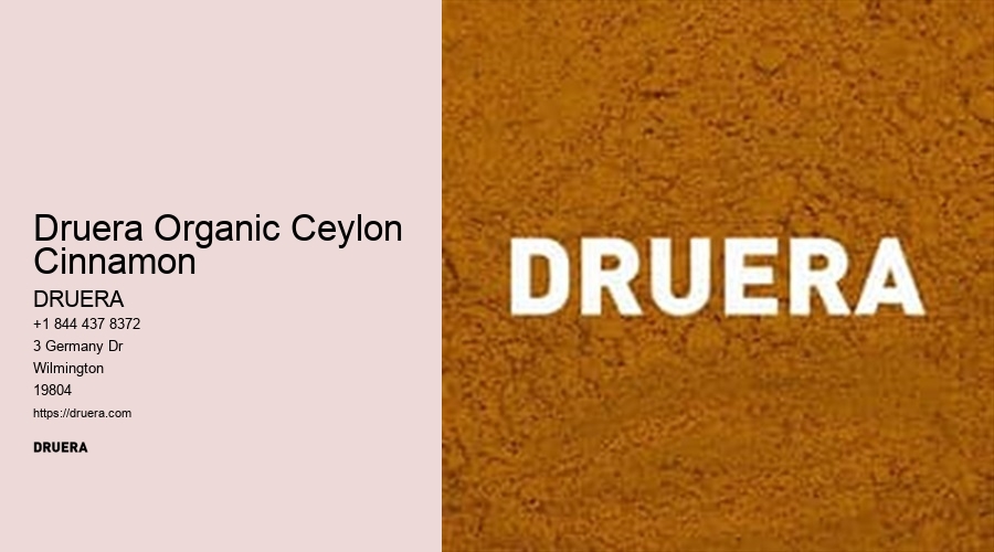 Druera Organic Ceylon Cinnamon